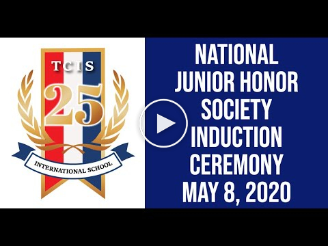 Embedded thumbnail for National Junior Honor Society Induction 2020